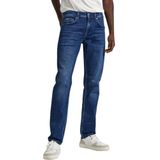 Pepe Jeans - PM207389CT6 - Slim Jeans - Blauw - Casual - Duurzaam Katoen