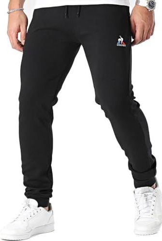 Le Coq Sportif - Joggingbroek - Blauw/Wit/Rood - Dubbelzijdig 300gr Katoen/Polyester