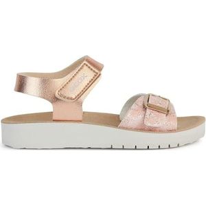 Geox Meisje J Sandaal Costarei Gi, Roségoud, 37 EU