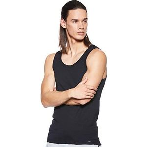 Lee Twin Pack Tank T-shirt, heren zwart (Black 01), medium (fabrikantmaat: M)