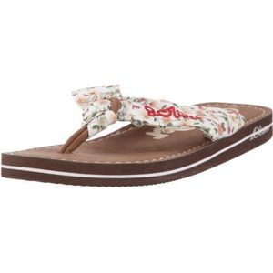 s.Oliver Uniseks casual slippers voor kinderen, Wit Offwhite Comb 199, 40 EU