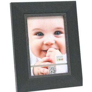 Deknudt Frames S45CF2-40.0X40.0 fotolijst, kunsthars, 47,2 x 47,2 x 1,5 cm, beige, zwart