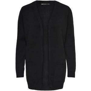 Onllesly L/S Open Cardigan Ptt Fn KNT, zwart, L