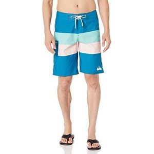 Quiksilver Board shorts voor heren, geel, Amazon 21 Stripe zeehaven, 36
