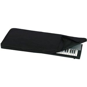 GEWA Keyboard Cover Economy, Toetsenbordhoes (hoogwaardige stofbescherming voor toetsenborden, praktische bandrand, gemaakt van robuust nylon, afmetingen: 106 x 35 x 6 cm), Zwart