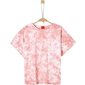 s.Oliver T-shirt voor meisjes, Roze (42C1 Light Powder Flowe), XL