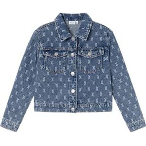 NAME IT NKFPHINE DNM jas voor meisjes 5352-ZA N, donkerblauw denim, 146, Donkerblauwe Denim, 146