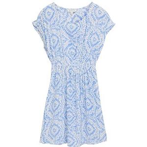 Tom Tailor - Mini-jurk - All-over Motief - Getailleerd