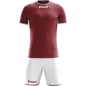 Zeus Man Vrouw Unisex pak Kit T-shirt Broek Shorts Voetbal Voetbal Vijf-een-Side Kampioenschap Grenade-Wit Sticker