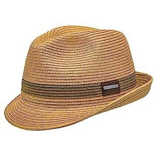 CHILLOUTS Fort Myers Panama-hoed voor heren, 83 bruin/olijf, XL