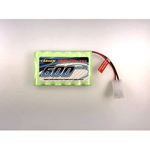 Carson 500608268 batterij NiNM 7,2 V/600 mAh - reservebatterij, RC-batterij, accessoires voor op afstand bestuurde voertuigen, reservebatterij voor modelvoertuigen