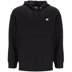 Russell Athletic A30642-IO-099 Hand-Pull Over Hoody Sweat Heren Lange Mouw Zwart Maat M