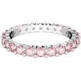 Matrix Vittore - Ring - Paarsroze - Rhodium Toplaag