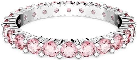 Matrix Vittore - Ring - Paarsroze - Rhodium Toplaag