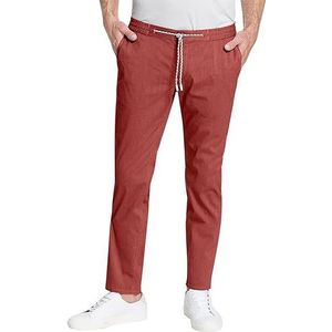 Pioneer Chino Broeken Heren Broek, Platweefsel, Stretch, Gemengd Weefsel, Donkerblauw, 35W / 32L, Dark Blue, 35W x 32L