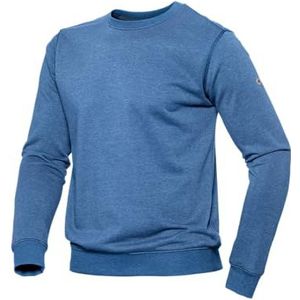 BP 1720-293 sweatshirt voor hem en haar, 60% katoen, 40% polyester azuurblauw, maat S