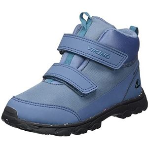 Viking Ask Mid F GTX Wandelschoenen voor jongens, uniseks, denim, petrol, 25 EU