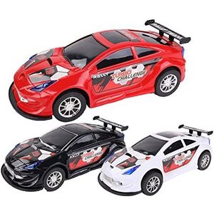 TURBO CHALLENGE - Raceauto - Rallye - 025630A - 1/14 - Wrijvingsauto - Willekeurig Model - Plastic - Kinder Speelgoed - Cadeau - Vanaf 3 jaar