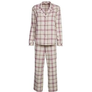 ESPRIT Dames Soft Flannel Wv Nw Sus Pj_Ll_ls Pyjamaset, zand 2, XL