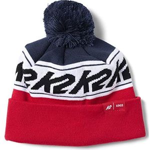 K2 Snow Unisex – volwassenen Old School Beanie red white blue muts, 1SIZ, 20D3002.11.1 SIZ