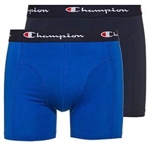 Champion heren Boxerslips Core x2, Blauw/Marine Blauw, XL