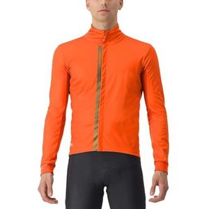 CASTELLI 4523508-857 Entrata jas, uniseks, rood/oranje/metaalbruin, maat XL