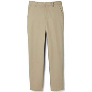 French Toast Broek van keperstof, relaxed fit, voor jongens, met verstelbare taille, Kakibeige, 18