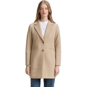 Tom Tailor - Slim Fit - Wollen Jas - Zwart