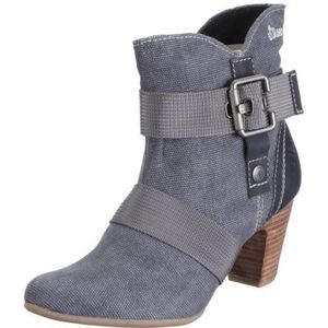 s.Oliver Casual dameslaarzen, Blauw Blau Denim 802, 38 EU