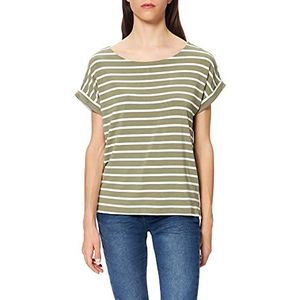 s.Oliver T-shirt voor dames, Summer Khaki Stripes, 34