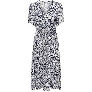 Jerseyjurk - Bloemenprint - Viscose - 3/4 Lengte - Normale Pasvorm