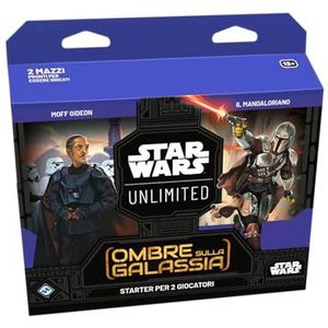 Asmodee Star Wars: Unlimited TCG Shadow on the Galaxy Starter Set - Domineert de Melkweg! Kaartenverzamelspel voor kinderen en volwassenen, vanaf 12 jaar, 2 spelers, editie in het Italiaans