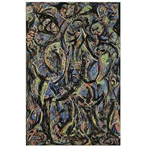 Artopweb Pollock-Gothic wandbord van MDF, meerkleurig, 60 x 90 cm