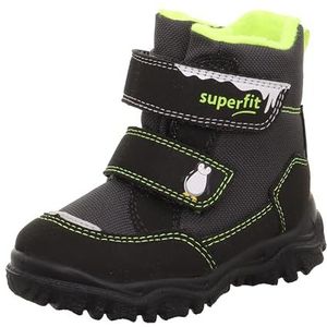 Superfit Baby Jungen HUSKY1 warm gefütterte Sympatex Stiefel, SCHWARZ/GELB 0000