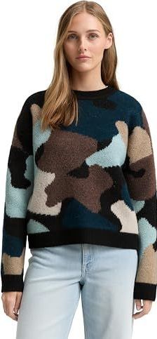 Tom Tailor - 1047901 - Sweatshirt - Met Ronde Hals - Abstract Patroon
