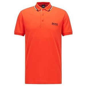 Boss Heren Poloshirt Paddy Pro, Helder Orange821, XXL