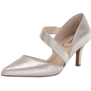 LifeStride Vrouwen Suki Pump, Amerikaanse vrouwen, Zilver, 39.5 EU