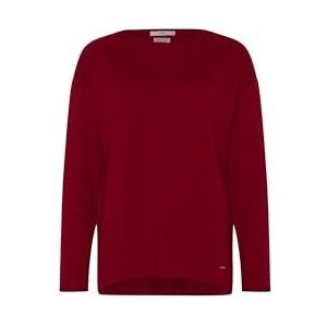 Style Liz Merino Cashmere trui met lange mouwen, carmine, 36