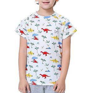 MEETYOO Rash Guard Shirt voor jongens, Wit, 12 jaar