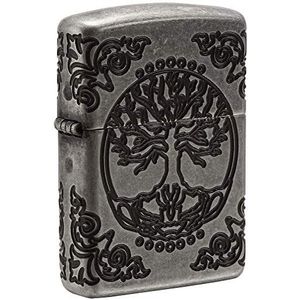 Zippo Tree of Life - Flower of Life - 29670 - Choice Collection 2018-60004303 - Aanbevolen retail: Euro 139,95, zilver, small