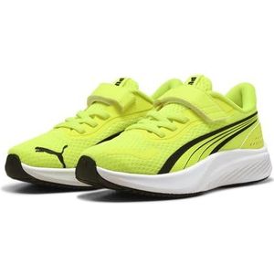 PUMA Uniseks Pounce Lite Ac+ Ps Sneakers voor kinderen, Geel Alert PUMA Zwart PUMA Wit, 30 EU