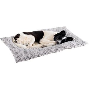 Ferplast Hondenkennel Hondenkussen Middelgroot Hond Double Face Warm Pluche en Katoen 91 x 58 x 5 cm. tortelduif