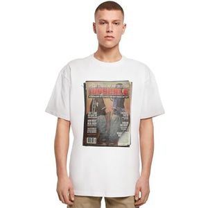Mister Tee Upscale - Upscale Magazine Oversize Heren T-shirt Wit