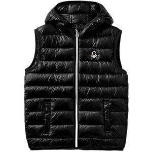 United Colors of Benetton Gilet 21INCJ008 Jas, zwart 100, El Meisje, Nero 100