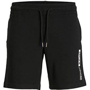 Jack & Jones Plus JPSTNEO Sweat PLS Shorts, zwart, 46, zwart, 46