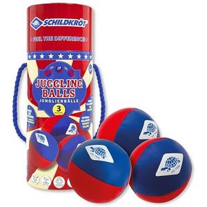 Schildkröt Jongleerballen, set van 3, diameter 6 cm, perfect uitgebalanceerde jongleerballen, jongleerset voor beginners en gevorderden