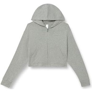Calvin Klein Hoodie met rits voor dames, Grijs (Grey Heather), XS