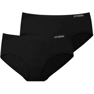 Athena Set van 2 hipsters, zwart/zwart, XL