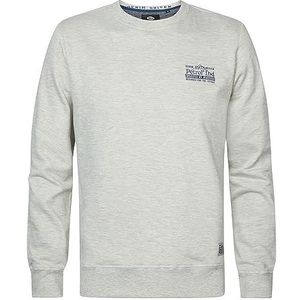 Petrol Industries Sweatshirt voor heren, ronde hals, wit (Dusty White), S