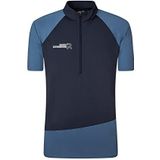 Merlin - Ss Hz T-shirt - T-shirt - Tweekleurig - Ademend - Halve Ritssluiting